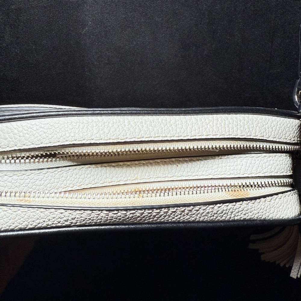 Michael Kors Black and Cream Crossbody Bag - Picture 3 of 4